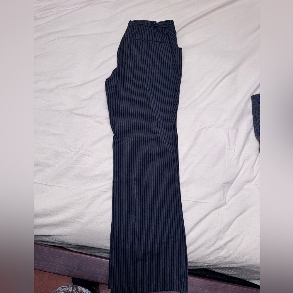 Palm Beach Boutique Navy Striped Dress Pants